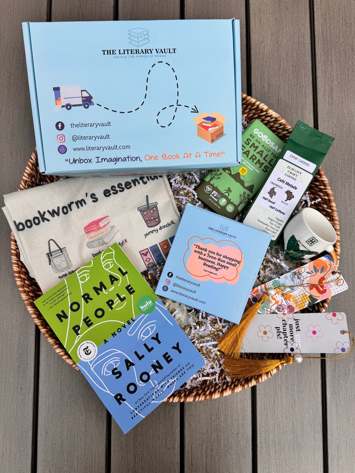 Book & Beverage Box